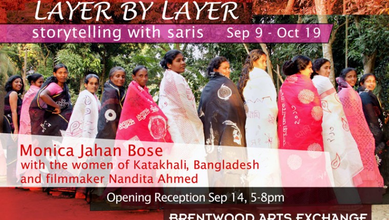 Layer by Layer: Storytelling with Saris Exhibition