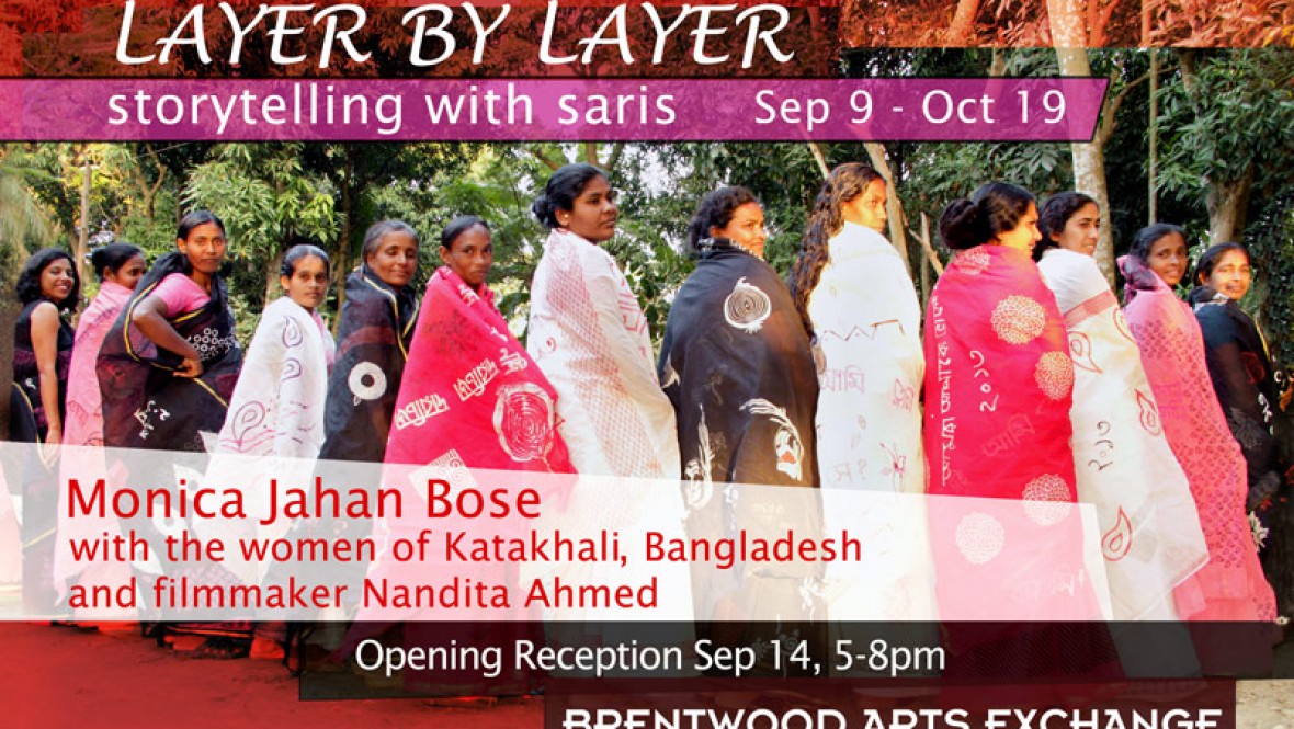 Layer by Layer: Storytelling with Saris Exhibition